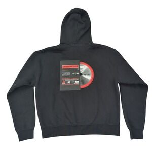Alexander Wang‎ Black Saw Blade Hoodie Industrial Strength Women's XS Pullover